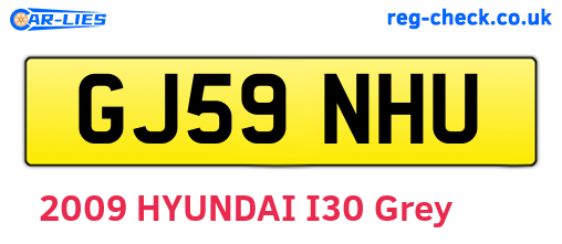 GJ59NHU are the vehicle registration plates.