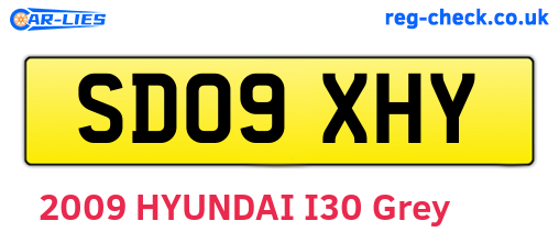 SD09XHY are the vehicle registration plates.