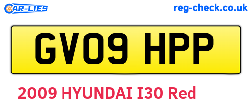 GV09HPP are the vehicle registration plates.