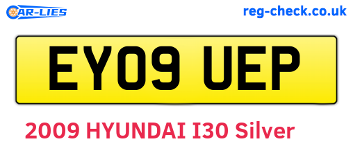 EY09UEP are the vehicle registration plates.
