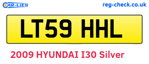 LT59HHL are the vehicle registration plates.