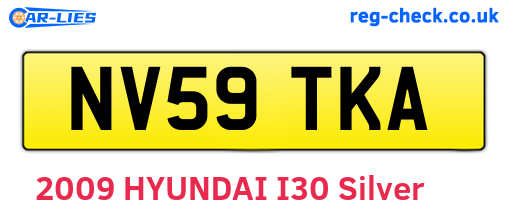 NV59TKA are the vehicle registration plates.