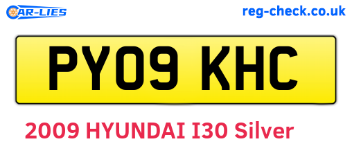 PY09KHC are the vehicle registration plates.