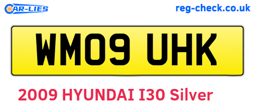 WM09UHK are the vehicle registration plates.