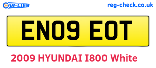 EN09EOT are the vehicle registration plates.