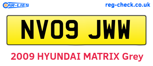 NV09JWW are the vehicle registration plates.