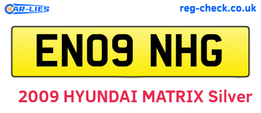 EN09NHG are the vehicle registration plates.