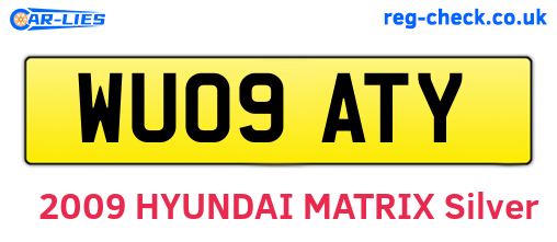 WU09ATY are the vehicle registration plates.