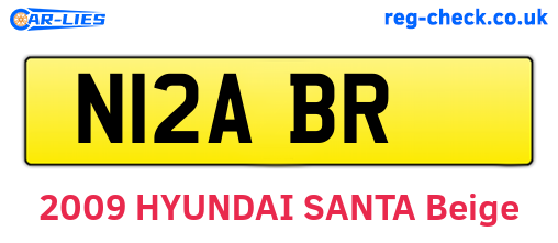 N12ABR are the vehicle registration plates.