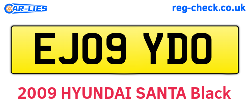 EJ09YDO are the vehicle registration plates.