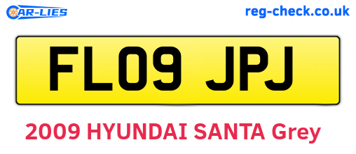 FL09JPJ are the vehicle registration plates.
