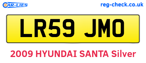 LR59JMO are the vehicle registration plates.