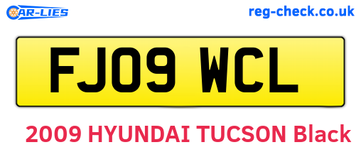 FJ09WCL are the vehicle registration plates.