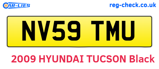 NV59TMU are the vehicle registration plates.