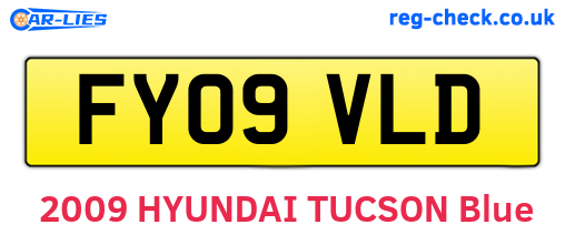 FY09VLD are the vehicle registration plates.