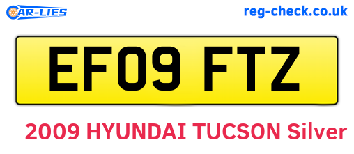 EF09FTZ are the vehicle registration plates.