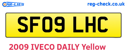 SF09LHC are the vehicle registration plates.