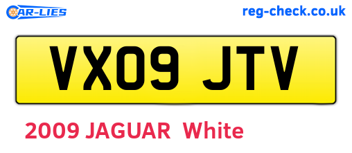 VX09JTV are the vehicle registration plates.