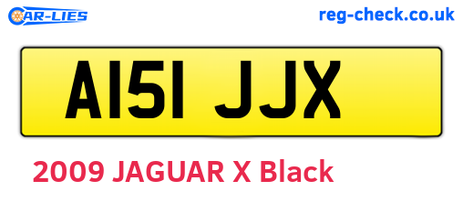 A151JJX are the vehicle registration plates.