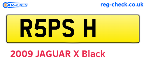 R5PSH are the vehicle registration plates.