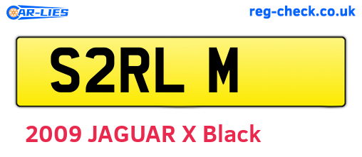 S2RLM are the vehicle registration plates.