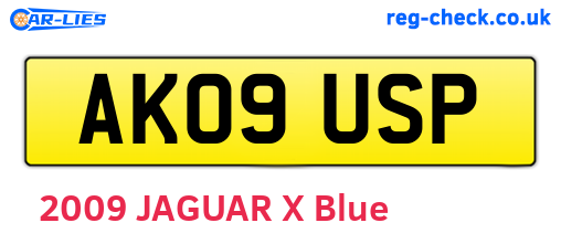 AK09USP are the vehicle registration plates.
