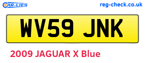 WV59JNK are the vehicle registration plates.