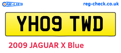 YH09TWD are the vehicle registration plates.
