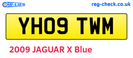 YH09TWM are the vehicle registration plates.