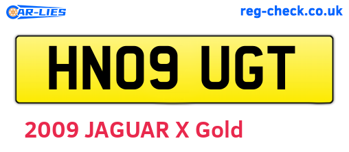 HN09UGT are the vehicle registration plates.