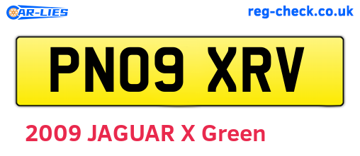 PN09XRV are the vehicle registration plates.
