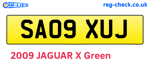 SA09XUJ are the vehicle registration plates.
