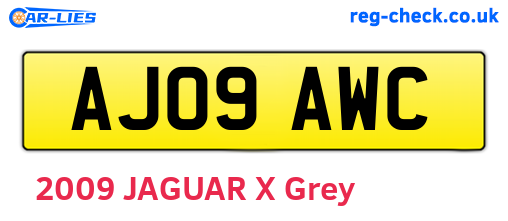 AJ09AWC are the vehicle registration plates.