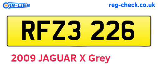 RFZ3226 are the vehicle registration plates.