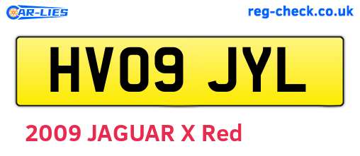 HV09JYL are the vehicle registration plates.