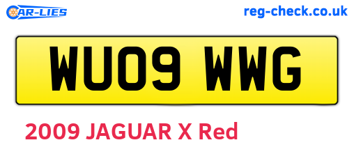 WU09WWG are the vehicle registration plates.
