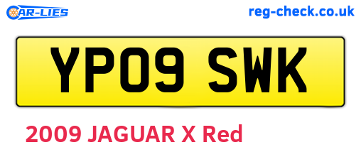 YP09SWK are the vehicle registration plates.