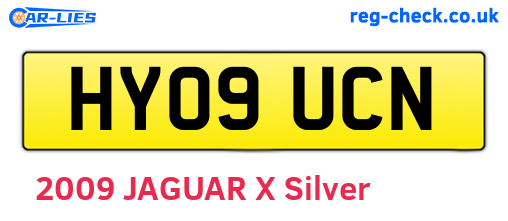 HY09UCN are the vehicle registration plates.