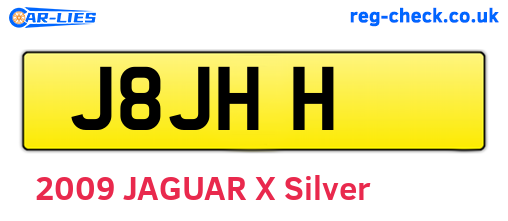 J8JHH are the vehicle registration plates.