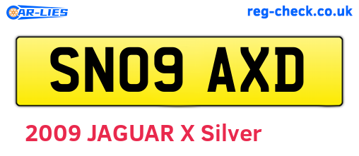 SN09AXD are the vehicle registration plates.