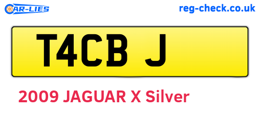 T4CBJ are the vehicle registration plates.