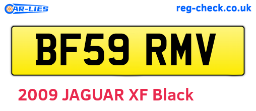BF59RMV are the vehicle registration plates.
