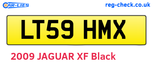 LT59HMX are the vehicle registration plates.
