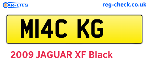 M14CKG are the vehicle registration plates.