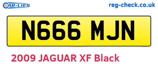 N666MJN are the vehicle registration plates.