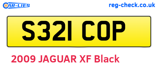 S321COP are the vehicle registration plates.