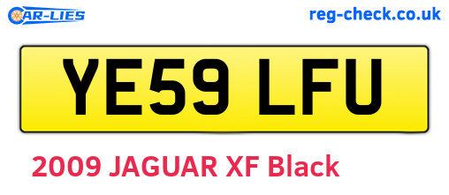 YE59LFU are the vehicle registration plates.