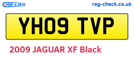 YH09TVP are the vehicle registration plates.