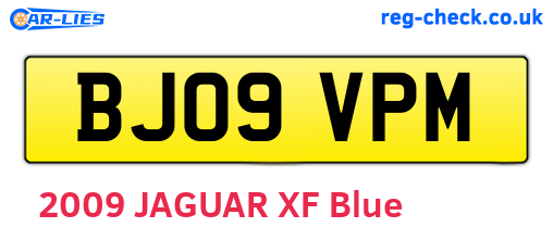 BJ09VPM are the vehicle registration plates.