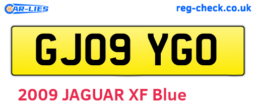 GJ09YGO are the vehicle registration plates.